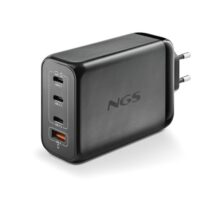 NGS Bud 240W Cargador GaN Universal de Pared 240W Ultrarapido - 3x USB-C PD & PPS