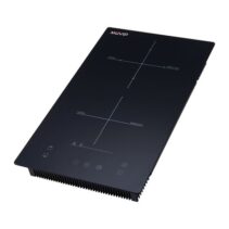 Muvip Cocina de Induccion Doble 2000W - 10 Niveles de Potencia - Apta para Encastrar o Sobremesa - Temporizador - Control contra el Sobrecalentamiento - Bloqueo Infantil