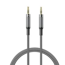 XO NBR279C Cable Audio Jack 3.5mm Macho a Jack 3.5mm Macho - 1m - Trenzado - Color Negro