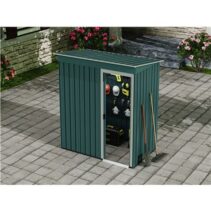 Sungarden Caseta de Metal - Puerta Corredera - 1.37M2 - Color Verde