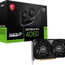 MSI GeForce RTX 4060 Tarjeta Grafica VENTUS 2X OC 8GB GDDR6