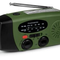 Thomson RT260 Radio - Linterna de Emergencia - Funcion Powerbank -  Color Verde