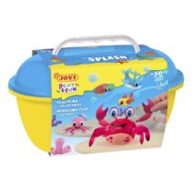 Jovi Play & Fun Cofre Splash con 24 Barras de Plastilina 15gr + Modeladores + Recortables - Sin Gluten - Base Vegetal - No se Seca - Colores Surtidos