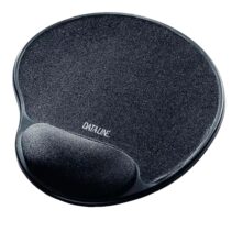 Esselte Dataline Standard Alfombrilla con Reposamuñecas Relleno de Gel - Medidas 215x300x22mm - Acabado en Lycra - Base Antideslizante - Control del Raton Mejorado - Color Negro