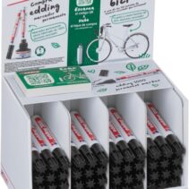 Edding 3000 Expositor con 48 Rotuladores Permanentes - Punta Redonda de 1.5mm - Trazo entre 1.5 y 3mm - Recargable - Secado Rapido - Color Negro