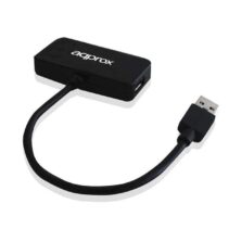 Approx Hub 4 Puertos - 3 Puertos USB 2.0 - 1 Puertos USB 3.0