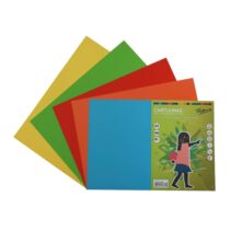 Fabrisa Pack de 50 Cartulinas 180 g/m² - Tamaño A3 - Colores Fuertes Surtidos