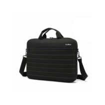 CoolBox Maletin para Portatil hasta 14" - Compartimento Principal Acolchado - Tejido Impermeable - Color Negro