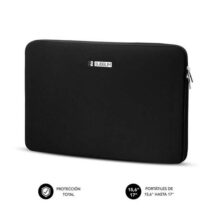 Subblim Funda Skin Neoprene para Ordenador Portatil - Medidas Exteriores 290x410x20Mm - Compatible con Macbook Pro 16 Pulgadas y Mas - Proteccion de Neopreno Grueso - Color Negro