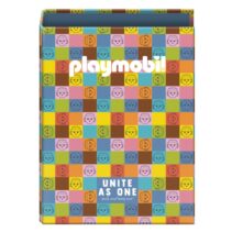 Dohe Playmobil Unite as One Carpeta de 4 Anillas Mixtas de 40mm - Formato Folio - Cubierta en Carton Forrado Plastificado