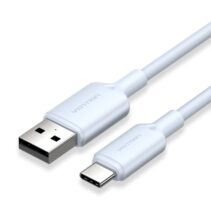 Vention Cable USB-C a USB-A 3A 60W - 1m - Trenzado - Color Azul