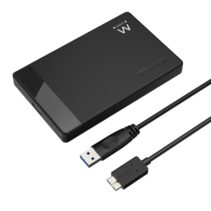 Ewent Caja Externa USB 3.2 - Instalacion sin Herramientas - Plug and Play - SATA 2.5"- Color Negro
