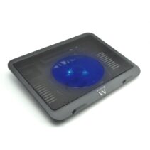 Ewent Soporte para Portatil - 1 Ventilador Silencioso hasta 15.6" - Color Negro