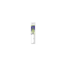Bismark Regla Milimetrada 20cm - Fabricada en Plastico - Ideal para Colegio - Transparente
