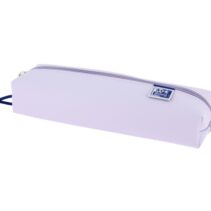 Oxford Live & Go Estuche Rectangular Mediano - Material Acolchado - Goma Elastica para unirlo al Cuaderno - Color Malva