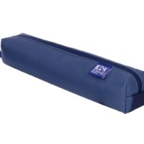 Oxford Kangoo & You Estuche Cuadrado Pequeño - Fabricados en Napa - Goma Elastica para unirlo al Cuaderno - Color Azul