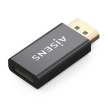 Aisens Conversor DisplayPort a HDMI 4K@60HZ - DP/M-HDMI/H - Color Negro