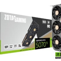 Zotac GeForce RTX 5070 Ti Gaming Solid SFF OC Tarjeta Grafica 16GB GDDR7 DLSS4