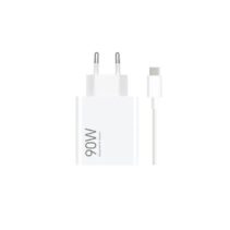 Xiaomi HyperCharge Cargador GaN Universal de Pared 90W - USB-A - Carga Rapida - Color Blanco
