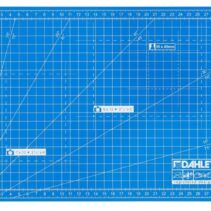 Dahle 10690 Plancha de Corte A4 22x30cm - 5 Capas con Nucleo Resistente al Corte - Lineas de Orientacion - Color Azul