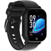 DCU Tecnologic Smartwatch Kids LittleOne  4G - Video Llamadas - Localizacion en Tiempo Real - Chat de Voz - Monitoreo del Sueño - Juego de Matematicas - Color Negro