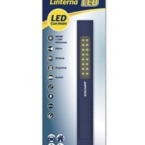 Jupiter Linterna de Trabajo de Barra Multiled 100lm - Con Iman - Resistencia IP44 - Funciona con 4 Pilas AAA (No Incluidas) - Color Azul