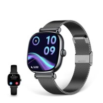 Ksix Iria Reloj Smartwatch Pantalla 1.7" AMOLED - Autonomia hasta 4 dias - Resistencia al Agua IP68 - Color Negro