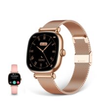 Ksix Iria Reloj Smartwatch Pantalla 1.7" AMOLED - Autonomia hasta 4 dias - Resistencia al Agua IP68 - Color Rosa