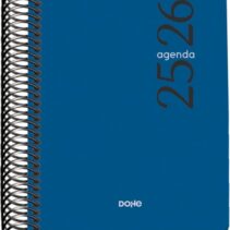 Dohe Esencial Agenda Escolar 25/26 Espiral A6 - Dia Pagina - Papel 70g/m2 - Cubierta en Polipropileno - Color Azul