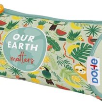 Dohe WWF Tropic Portatodo Simple Redondo - Cierre con Cremallera y Tirador de Goma