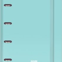 Dohe Serenity Carpeta de 4 Anillas Mixtas de 35mm Recambio 100 Hojas Cuadricula 5mm - Formato A4 - Cierre con Goma - Incluye 4 Separadores y Sobre de Polipropileno - Color Verde