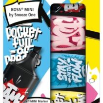 Stabilo Boss Mini by Snooze One Pack de 5 Mini Marcadores Fluorescentes - Trazo entre 2 y 5mm - Tinta con Base de Agua - Antisecado - Colores Surtidos