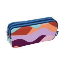 Milan The Fun Estuche Portatodo 3 Amplios Compartimentos - Cierre de Cremallera