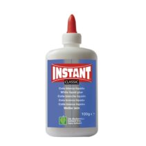 Instant Classic Cola Blanca 100gr - Apto para Uso Infantil y/o Domestico - Sin Disolventes - Color Blanco