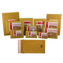 Bismark Bolsa Acolchada Kraft Nº15 220x265mm - Recubrimiento Interno de Laminas de Burbuja de Aire - Cierre Autoadhesivo - Ideal para Envios con Alta Proteccion