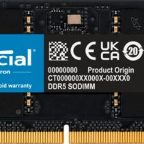 Crucial Memoria RAM DDR5 32GB 4800MHz CL40 SODIMM