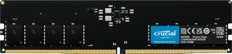 Crucial Memoria RAM DDR5 32GB 4800MHz CL40 DIMM