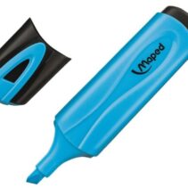 Maped Peps Classic Marcador Fluorescente - Punta Biselada - Trazo de 1 a 5mm - Ideal para Subrayar y Resaltar - Color Azul