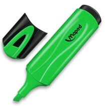 Maped Peps Classic Marcador Fluorescente - Punta Biselada - Trazo de 1 a 5mm - Ideal para Subrayar y Resaltar - Color Verde