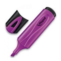 Maped Peps Classic Marcador Fluorescente - Punta Biselada - Trazo de 1 a 5mm - Ideal para Subrayar y Resaltar - Color Violeta