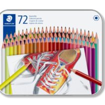 Staedtler 175 Caja Metalica de 72 Lapices Hexagonales de Colores - Colores Surtidos