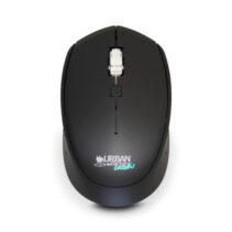 Urban Factory Cyclee Raton Inalambrico 2.4Ghz - 1600dpi - Receptor USB-A - Adaptador a USB-C - Uso Ambidiestro - Color Negro