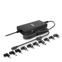 Urban Factory Cargador Universal para Portatil 90W - Delgado - 1x USB-A - Color Negro