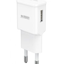 Urban Factory Cargador de Pared USB 3A - Qualcomm 3.0 - Enchufe UE - Color Blanco