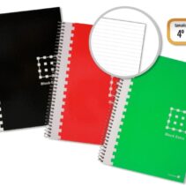 Golden Cuaderno Espiral 4º 80 Hojas 60grs 1 Raya - Margen Remarcado - Tapa Extradura - Colores Surtidos