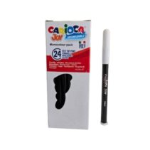 Carioca Joy Rotulador Monocolor - Cuerpo Redondo - Tinta Superlavable - Punta Fina 2.8mm Bloqueada - Tapa Ventilada - Color Negro