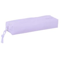 Safta Estuche Portatodo de 22cm - 1 Compartimento - Rectangular - Goma Elastica Trasera - 22x4x7cm - Color Lavanda