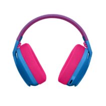 Logitech G435 Auriculares Gaming Inalambricos - Diadema Ajustable - Bluetooth LightSpeed - 2 Microfonos - Color Azul y Frambuesa