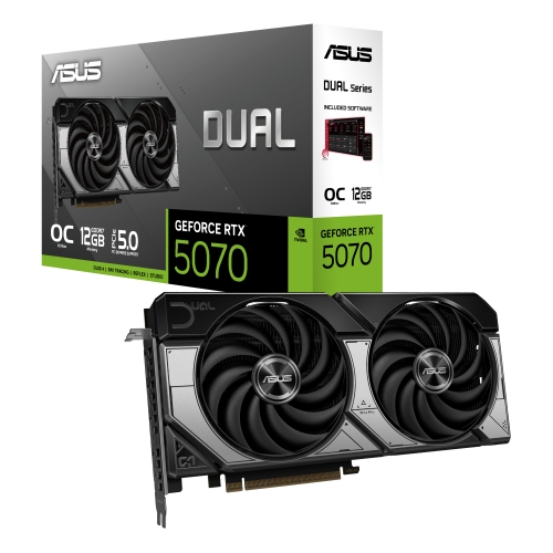 Asus DUAL GeForce RTX 5070-O12G Tarjeta Grafica 12GB GDDR7