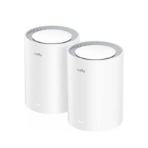 Cudy Pack de 2 Sistemas WiFi Mesh 7 Gigabit Dual Band BE3600 - Velocidad hasta 1000Mbps - 3 Puertos - Antenas Internas - Color Blanco